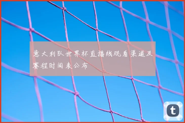 意大利队世界杯直播线观看渠道及赛程时间表公布
