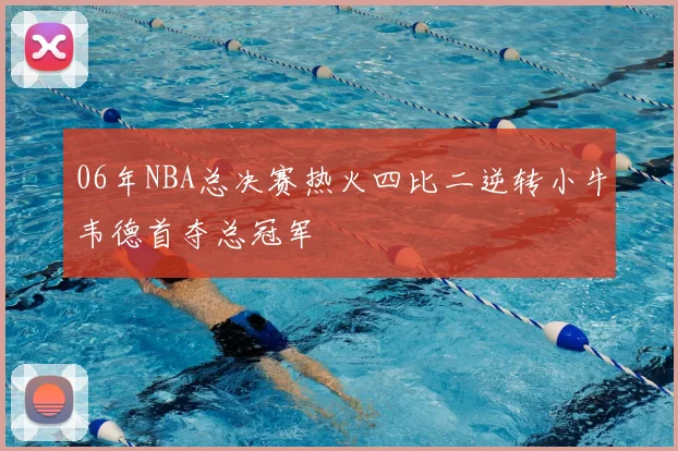 06年NBA总决赛热火四比二逆转小牛韦德首夺总冠军